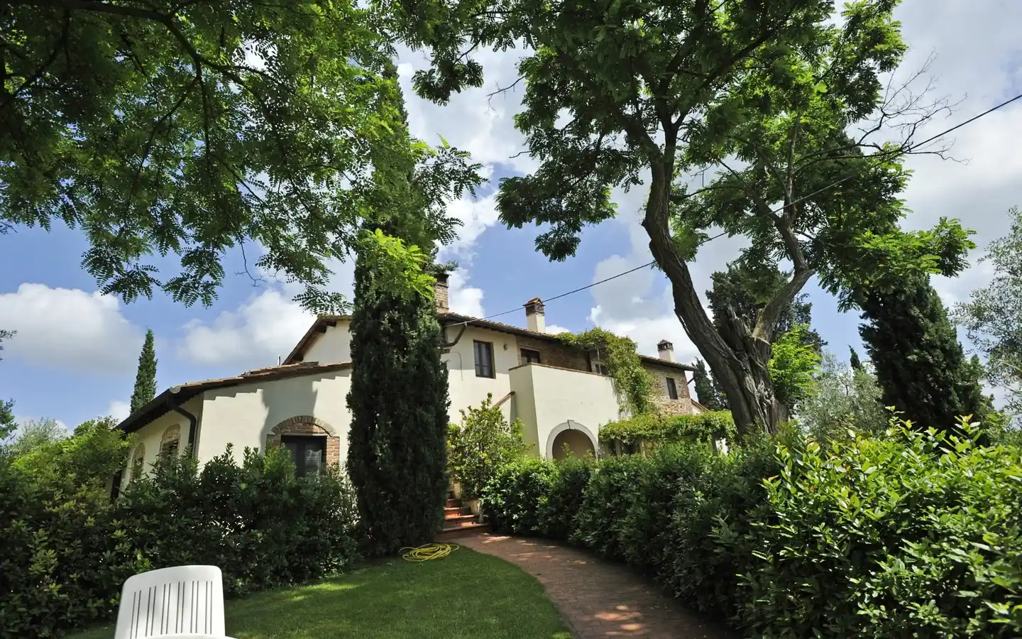 Landbruksturisme og en del av gården i Montaione