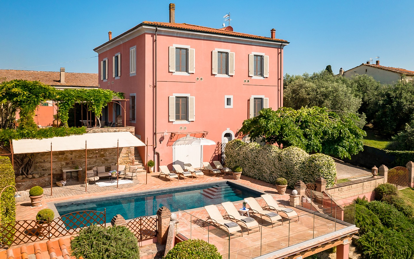 Liberty-villa med basseng på landsbygda i Pisan - Peccioli