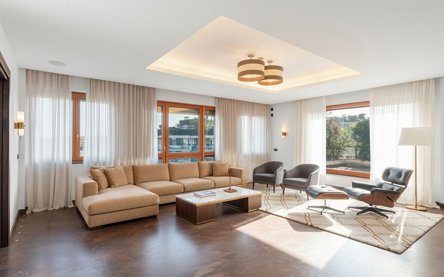 Penthouse med panoramaudsigt og eksklusiv terrasse i Milano - De Angeli