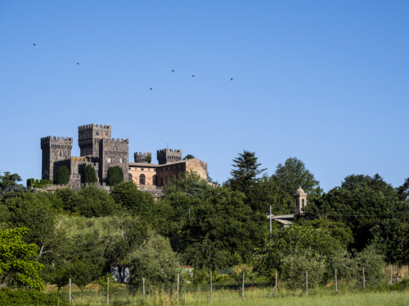 Castello Medievale del XIII Secolo: Eleganza e Storia in una Fortezza Restaurata