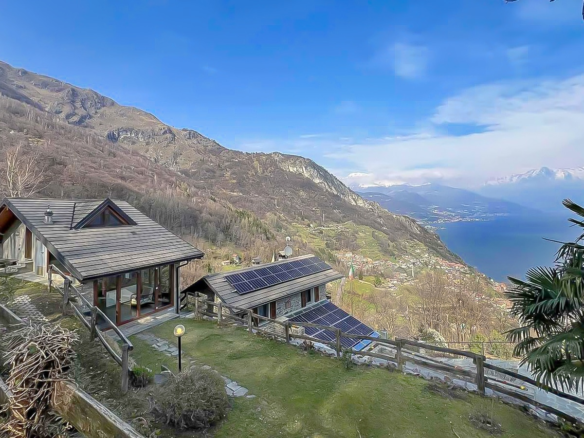 Chalet Con Giardino E Vista Lago