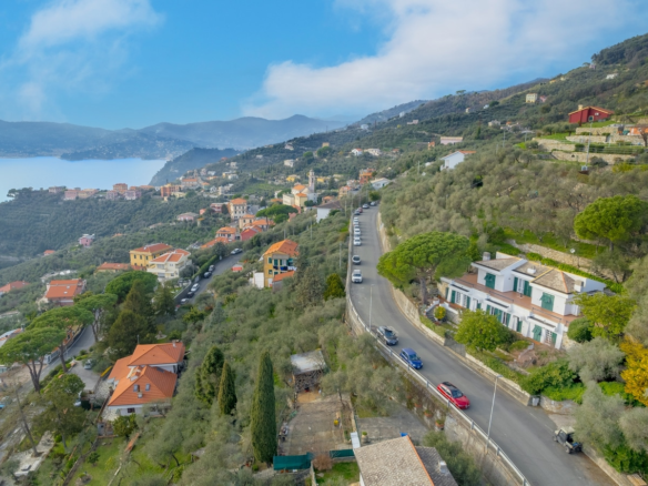 Esclusiva Villa Con Vista Mare Nel Parco Di Portofino