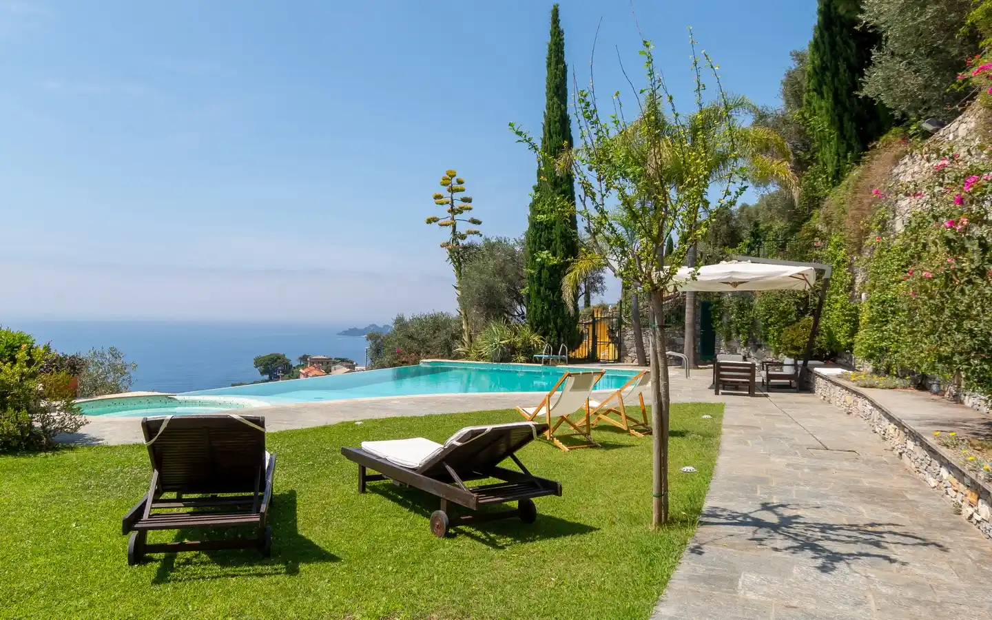 Villa Con Piscina E Splendida Vista Sul Promontorio Di Portofino