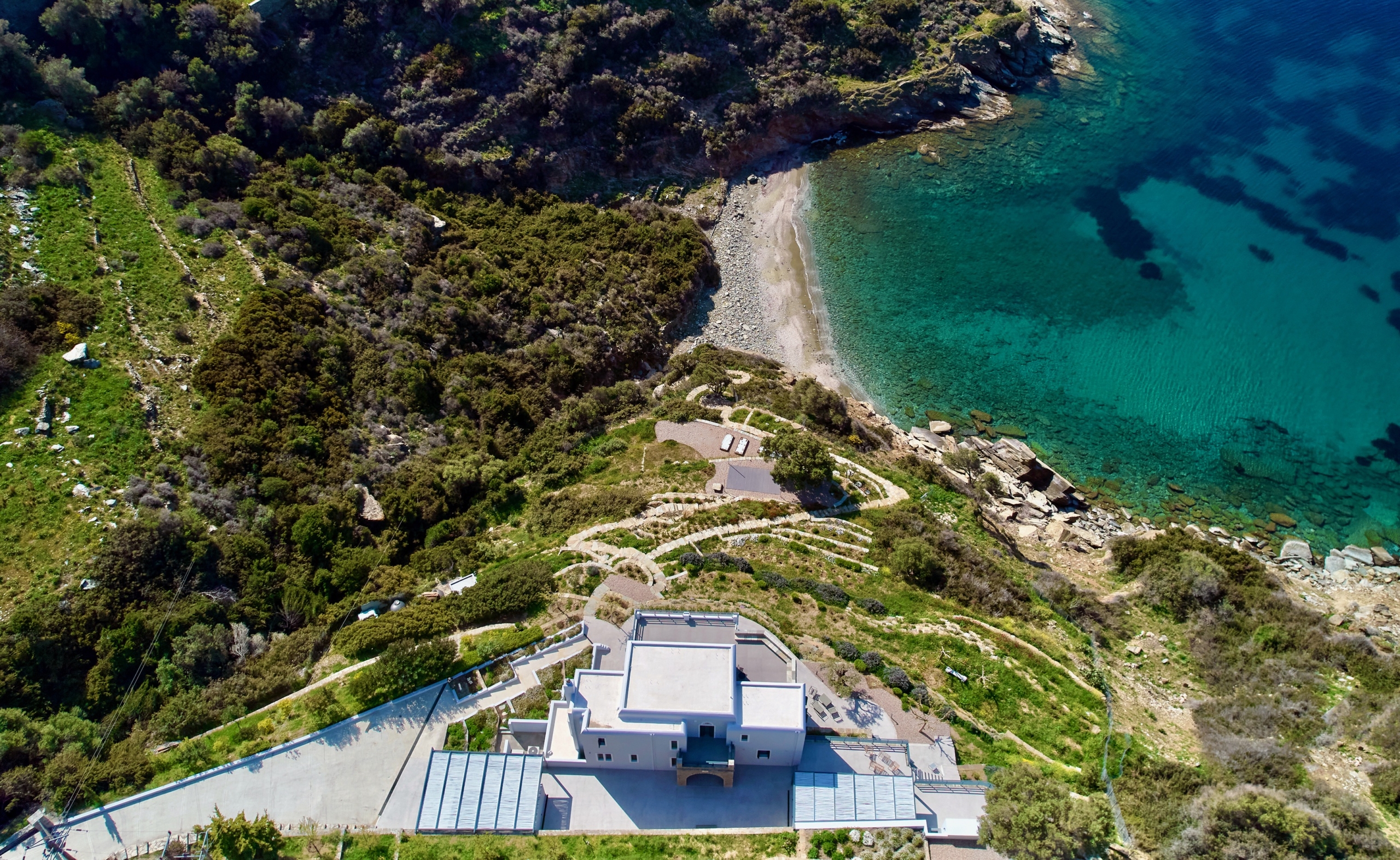 Wunderschöne renovierte Villa mit Zugang zum Meer - Andros (Kykladen), Griechenland