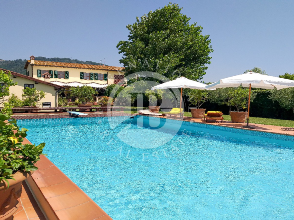 Grundstück mit Pool und großem Garten in der Versilia-Landschaft