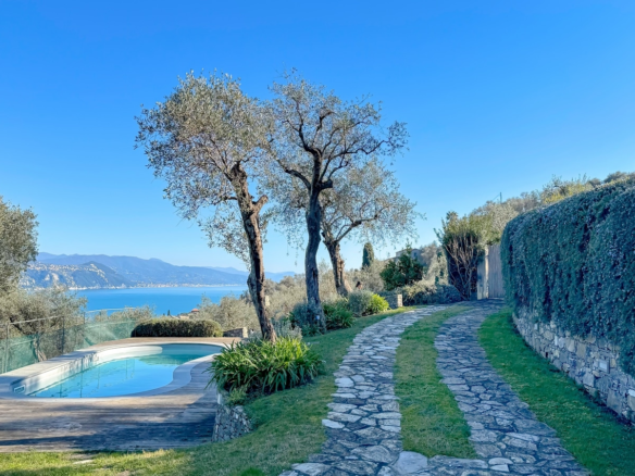 Splendida Villa Con Piscina Panoramica Sul Mare Di Santa Margherita Ligure