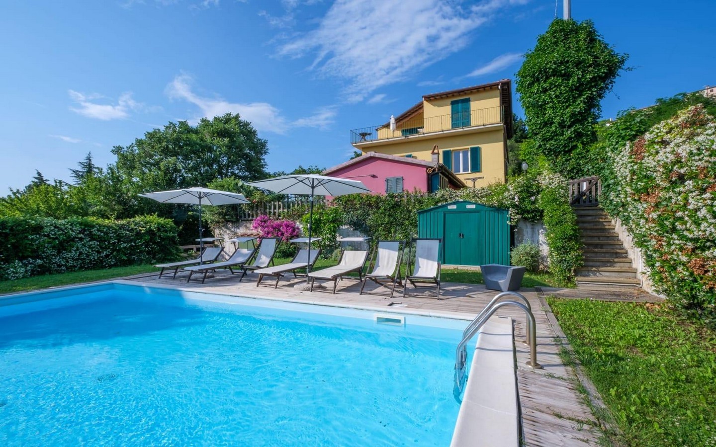Villa Con Piscina E Vista Mare Nelle Colline Toscane