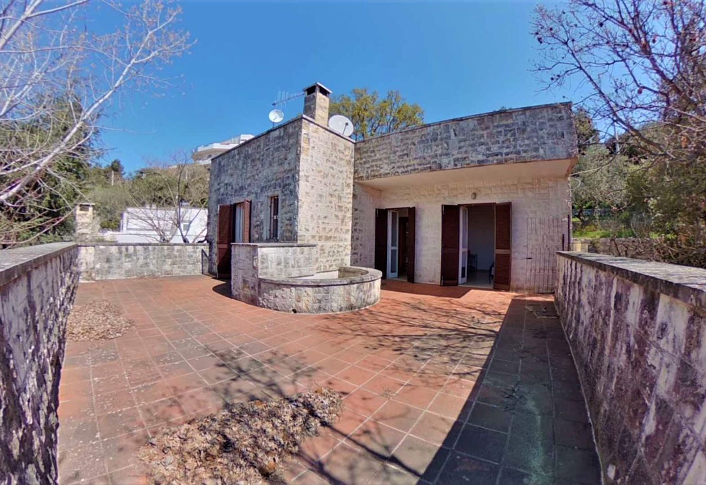 Villa Indipendente Panoramica In Pietra A Selva Di Fasano, Puglia