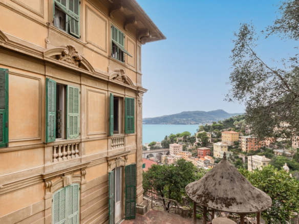 Villa Liberty Con Vista Sul Promontorio Di Portofino