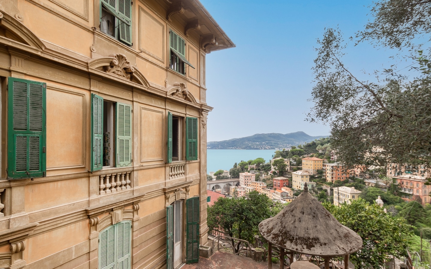 Villa Liberty Con Vista Sul Promontorio Di Portofino