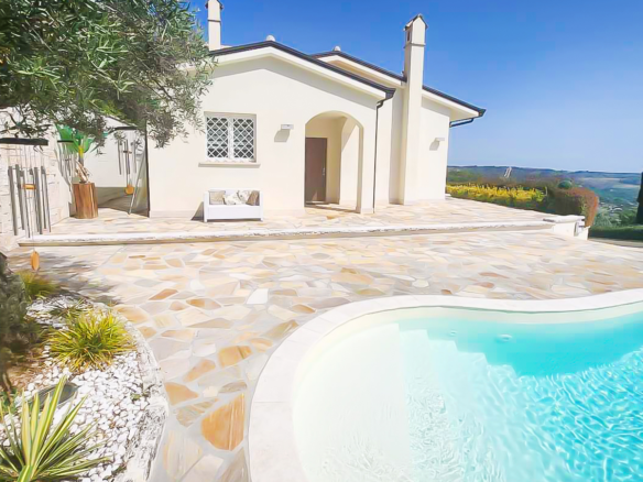 Villa Panoramica Di Prestigio Con Piscina E Vista Mare