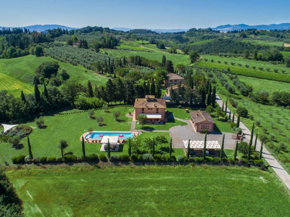 Villa Stile Leopoldina Nella Campagna Pisana - Peccioli