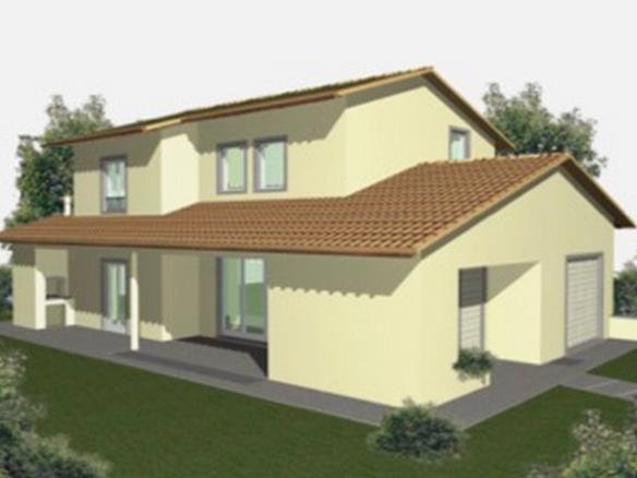 Villa di Prestigio al Grezzo in Costruzione sulle Colline di Lucca