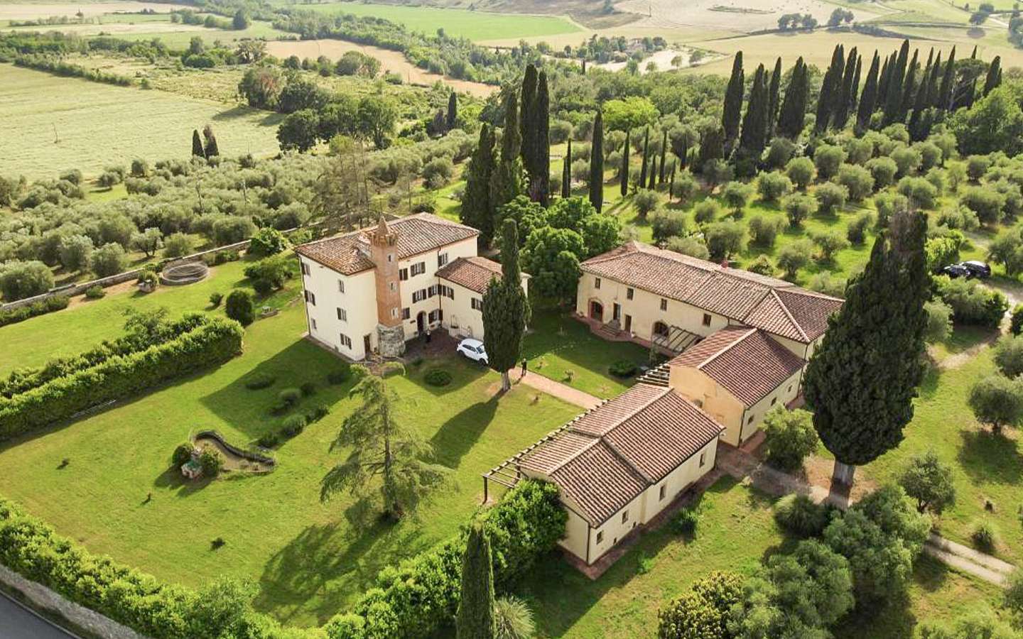 Magnifica Residenza Storica Con Vista Su Siena E La Campagna Toscana