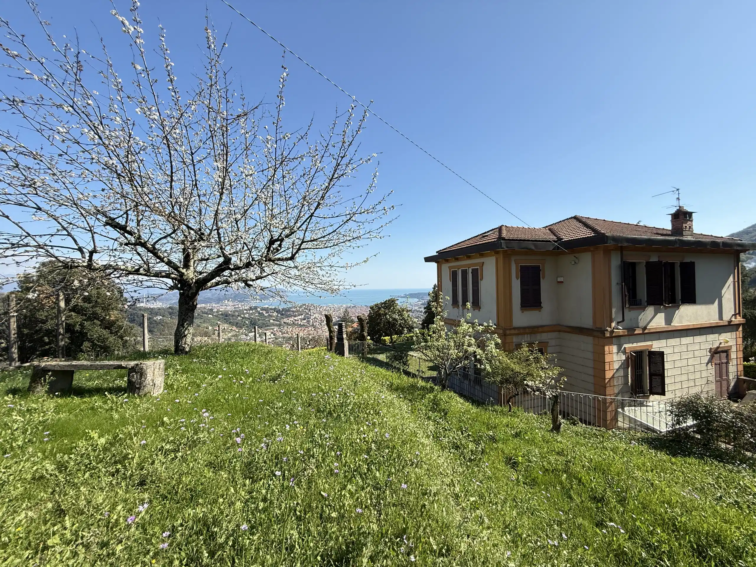 Villa D’epoca Con Vista Panoramica Sul Golfo Di La Spezia