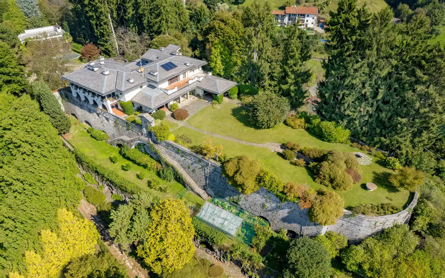 Splendida Villa Di Pregio Con Piscina E Parco Privato Nelle Colline Biellesi