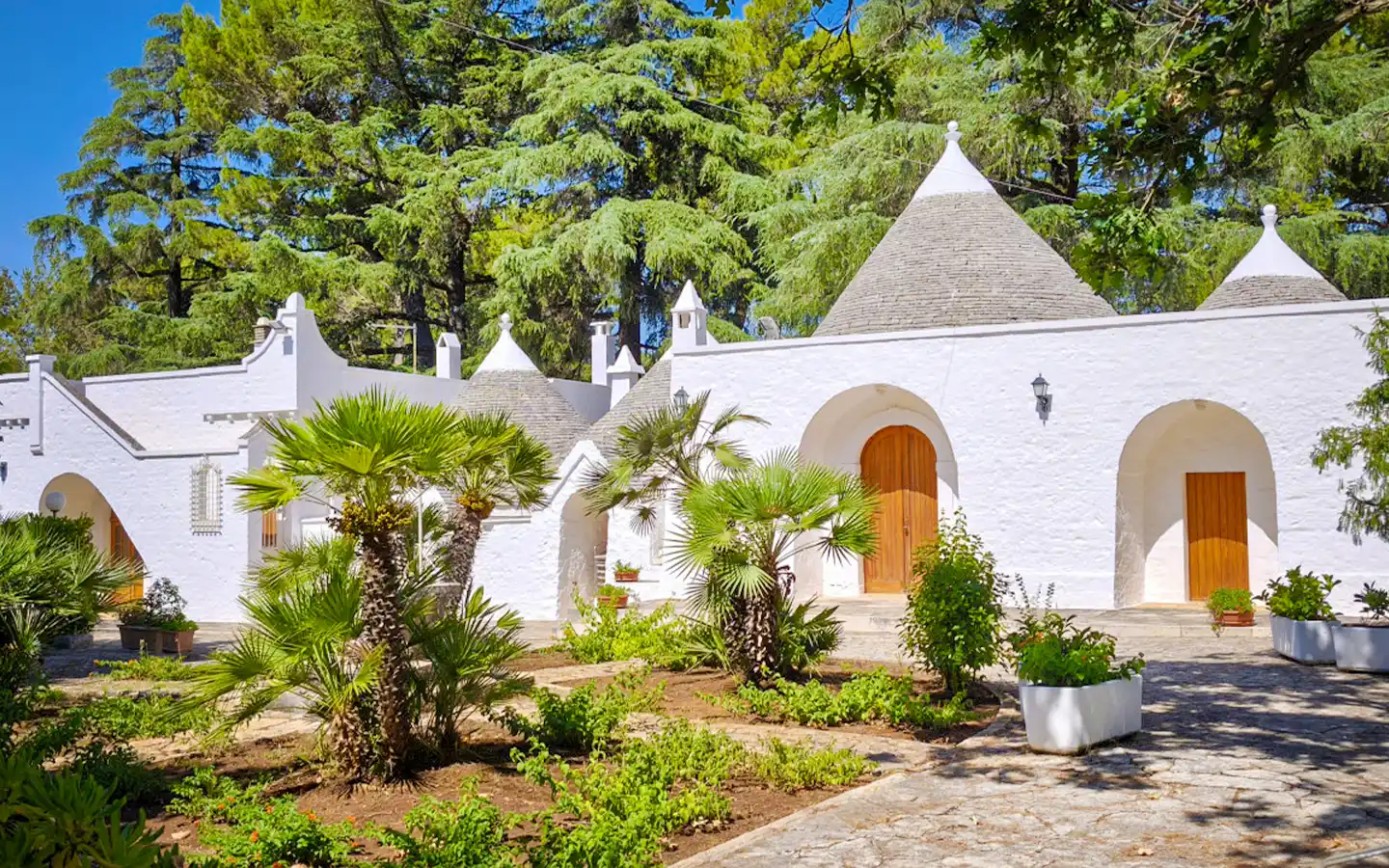 Sjarmerende kompleks av trulli og lamie med eksklusiv gårdsplass, Selva Di Fasano