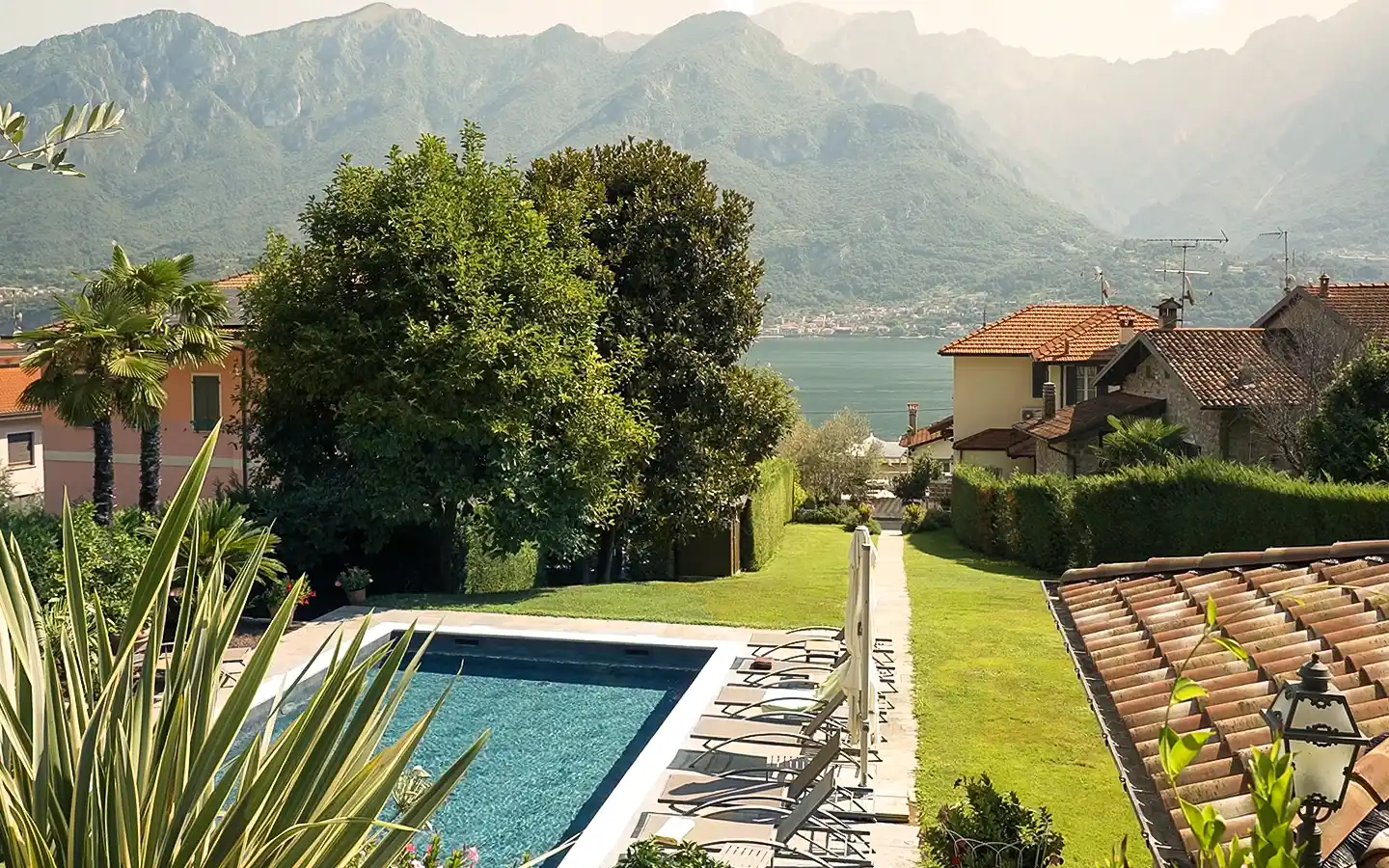 Luxuriöse Villa mit Panoramablick auf den See, mit Garten und Schwimmbad, Oliveto Lario