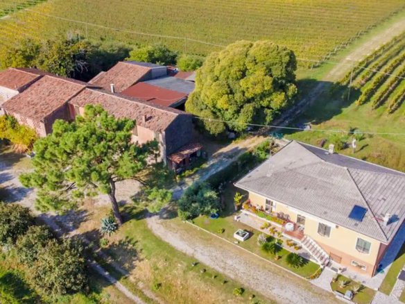 il 15 Villa panoramica con 5 ettari di terreno e vigneto DOC a Custoza