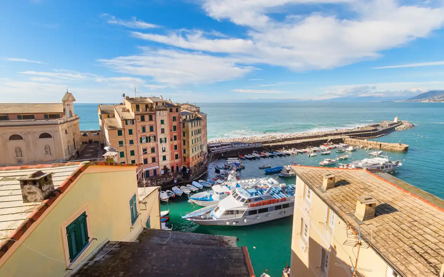 Appartement extraordinaire avec vue spectaculaire sur le port de Camogli