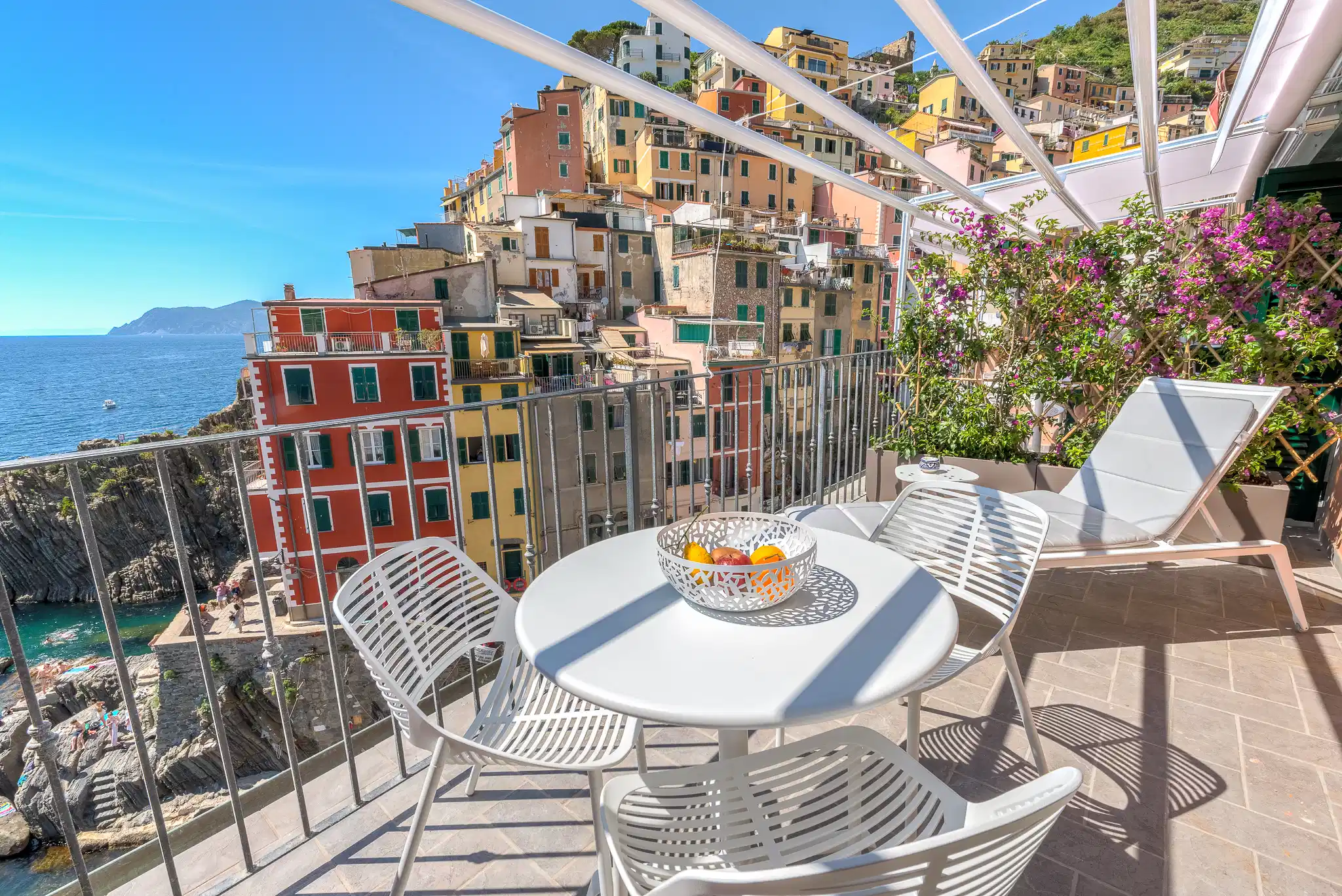 Splendide appartement avec terrasse face à la mer dans le cadre exclusif des Cinque Terre - Riomaggiore