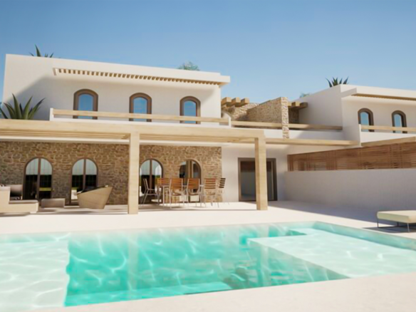 Eksklusiivisia paritaloja, joissa on uima-allas ja puutarha, kävelymatkan päässä Formicolin rannalta.